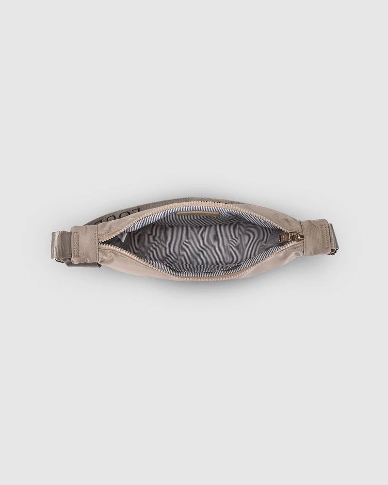Sylvia Nylon Crossbody Bag | Beige