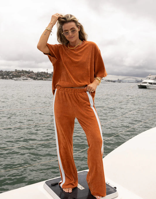 The Marley Pants Terry | Rust