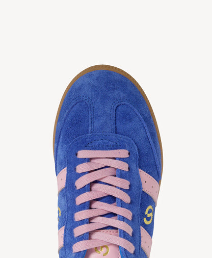 Goodsole 2001 Parallel | Cobalt Blue/Pink Suede