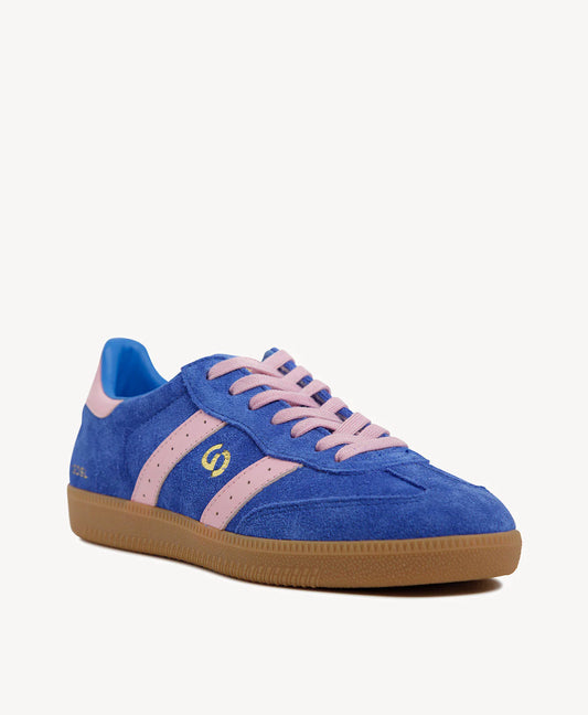 Goodsole 2001 Parallel | Cobalt Blue/Pink Suede