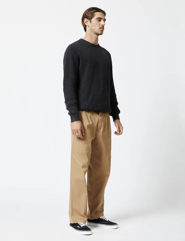 Fisher Chunky Organic Knit | Black