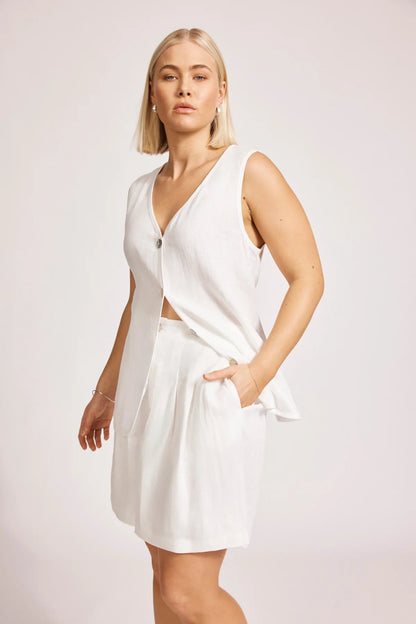 Miramar Vest | White