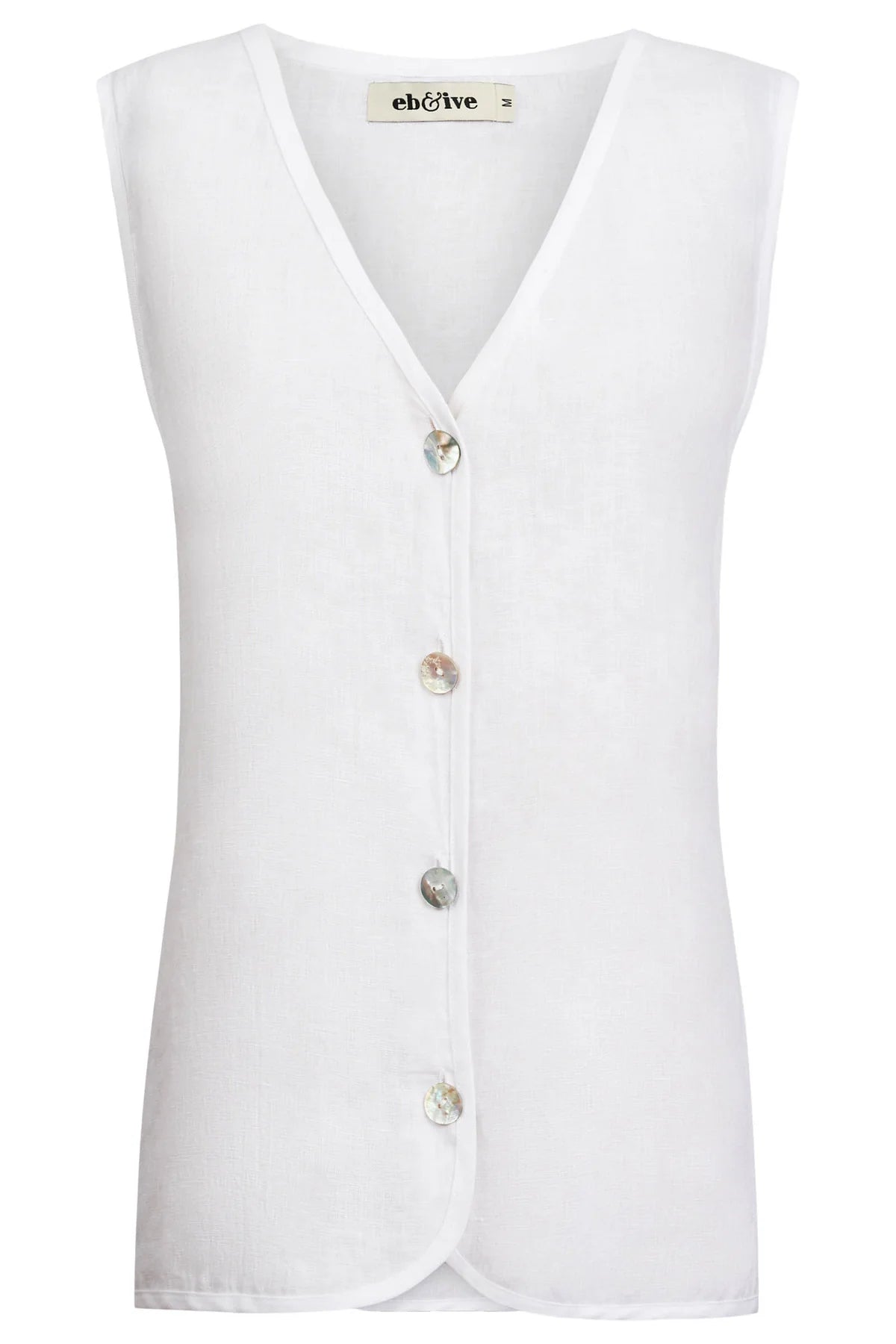 Miramar Vest | White