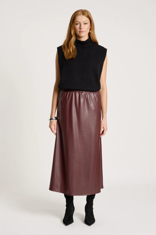 Amina Skirt | Mahogany