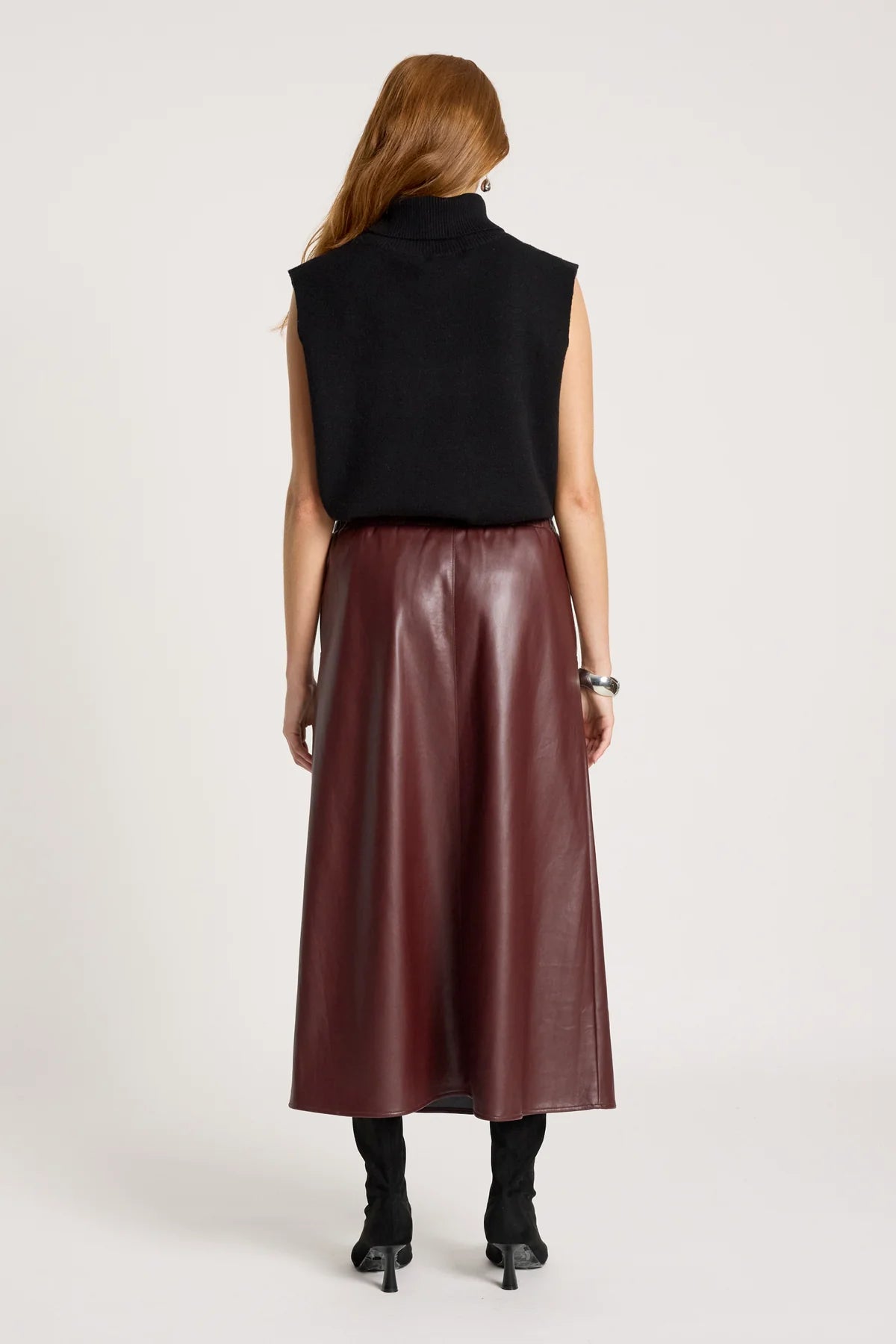 Amina Skirt | Mahogany