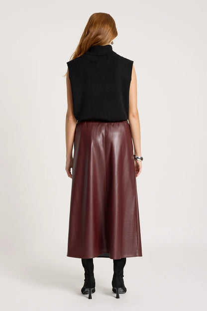 Amina Skirt | Mahogany