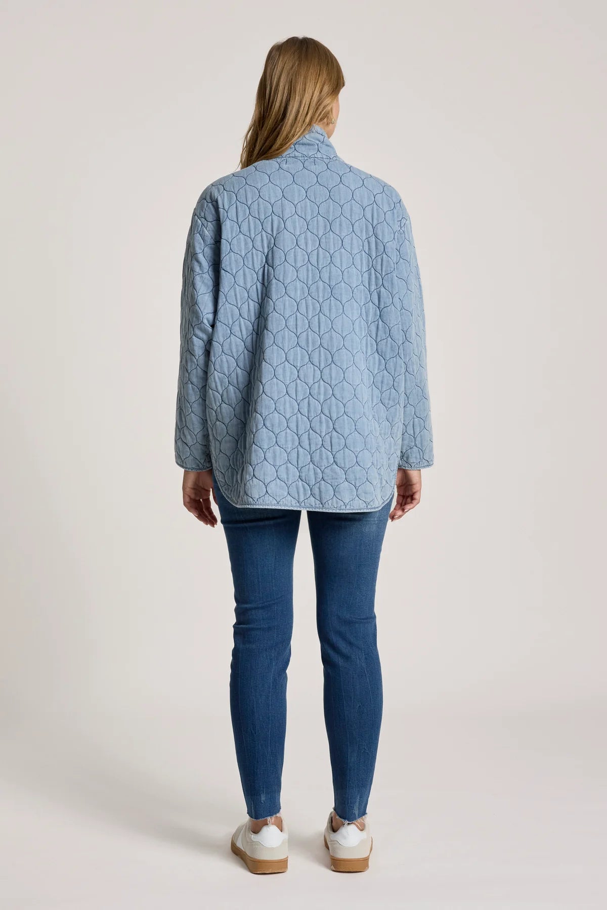 Sansi Quilted Jacket | Denim