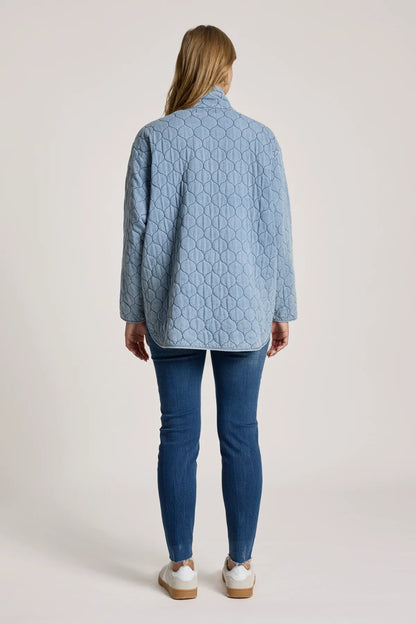 Sansi Quilted Jacket | Denim