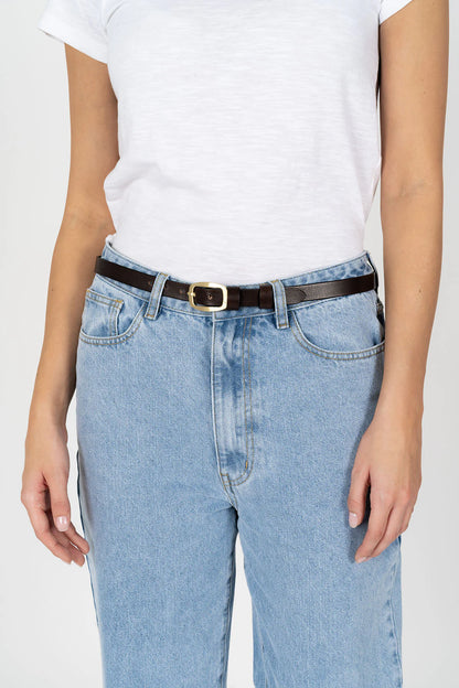 Leather Belt - Cocoa