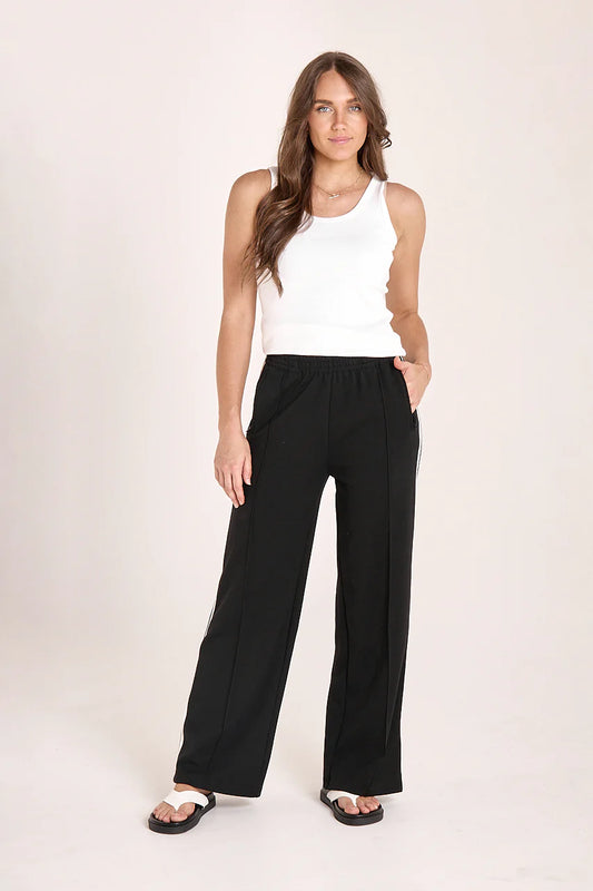 Noah Wide Pant | Black Stripe