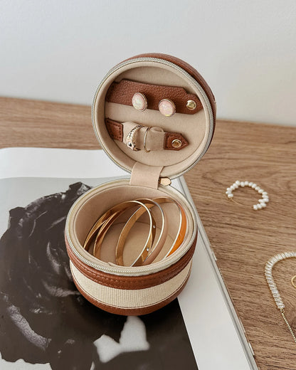 Loz Jewellery Box | Canvas/Tan
