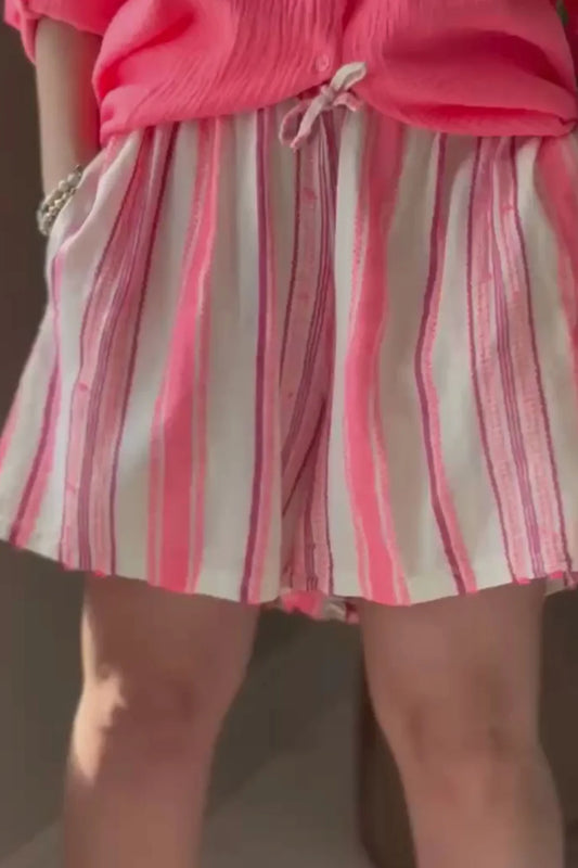 Stripe Shorts | Neon Stripe