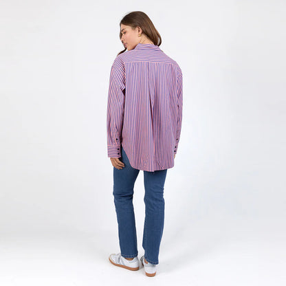 Lila Stripe Shirt