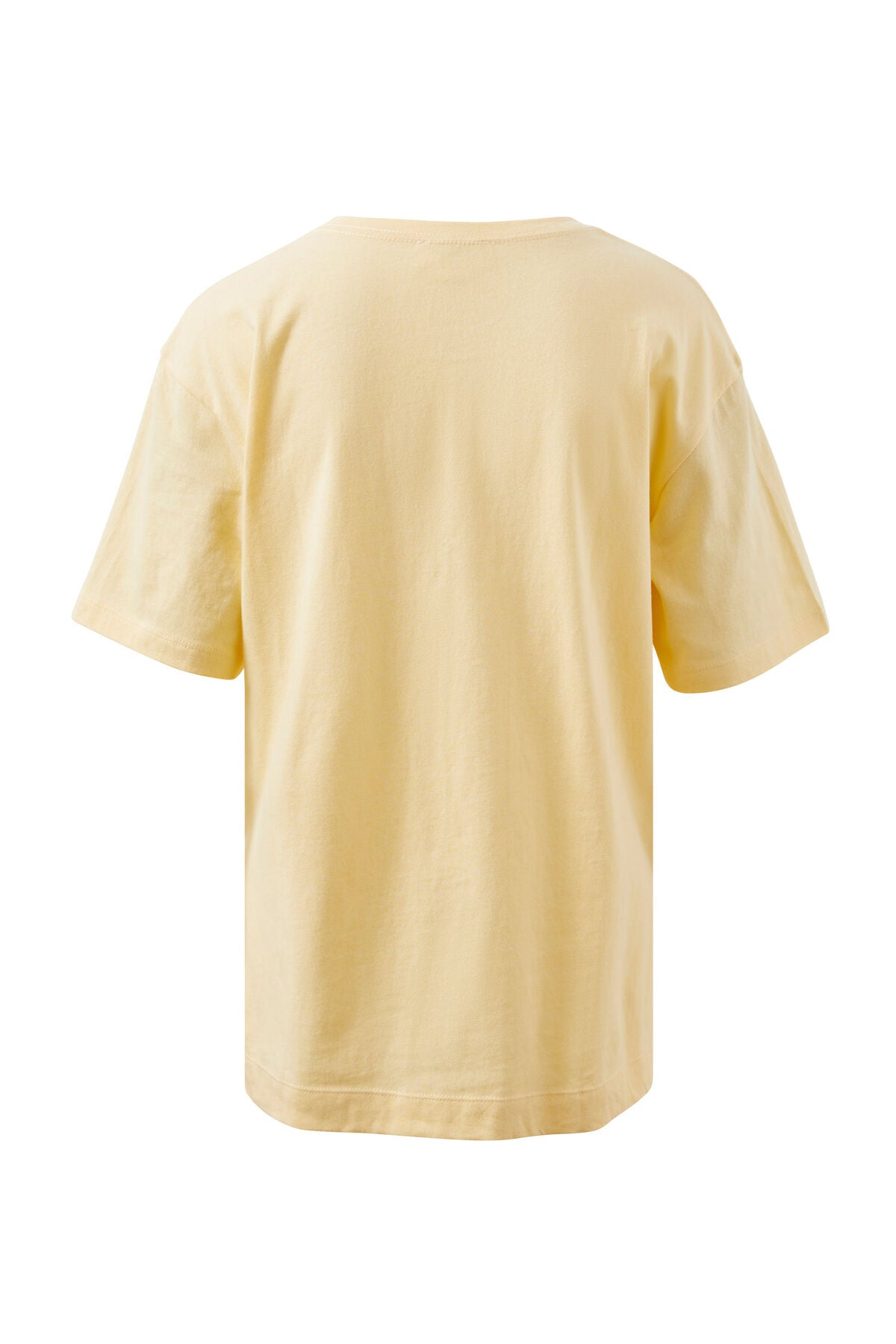 Slouchy Split Hem Tee | Sunny Yellow/French Navy