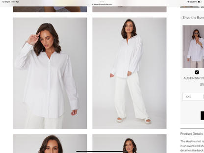 Austin Shirt | White