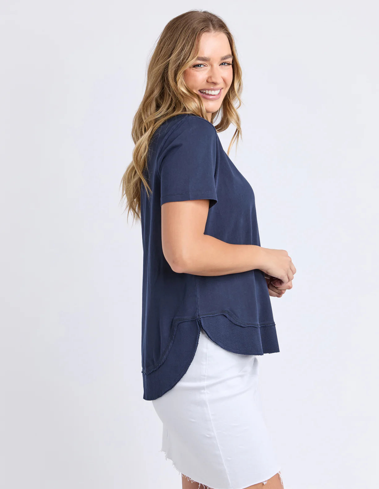 Farrah Tee | Navy