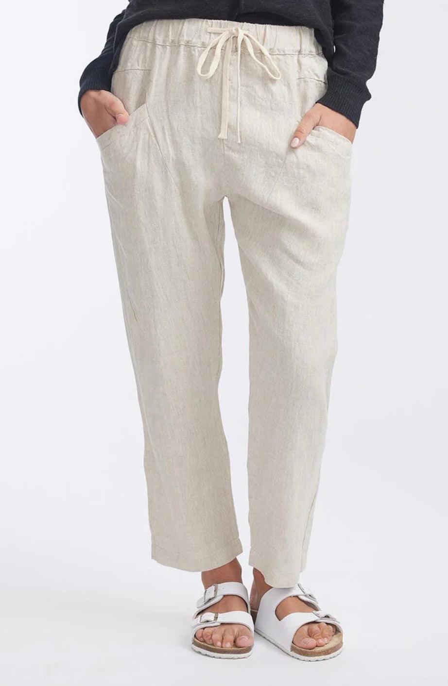 Luxe Linen Pant | Natural
