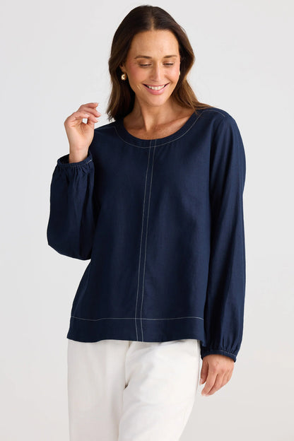 Delphi Top | Navy