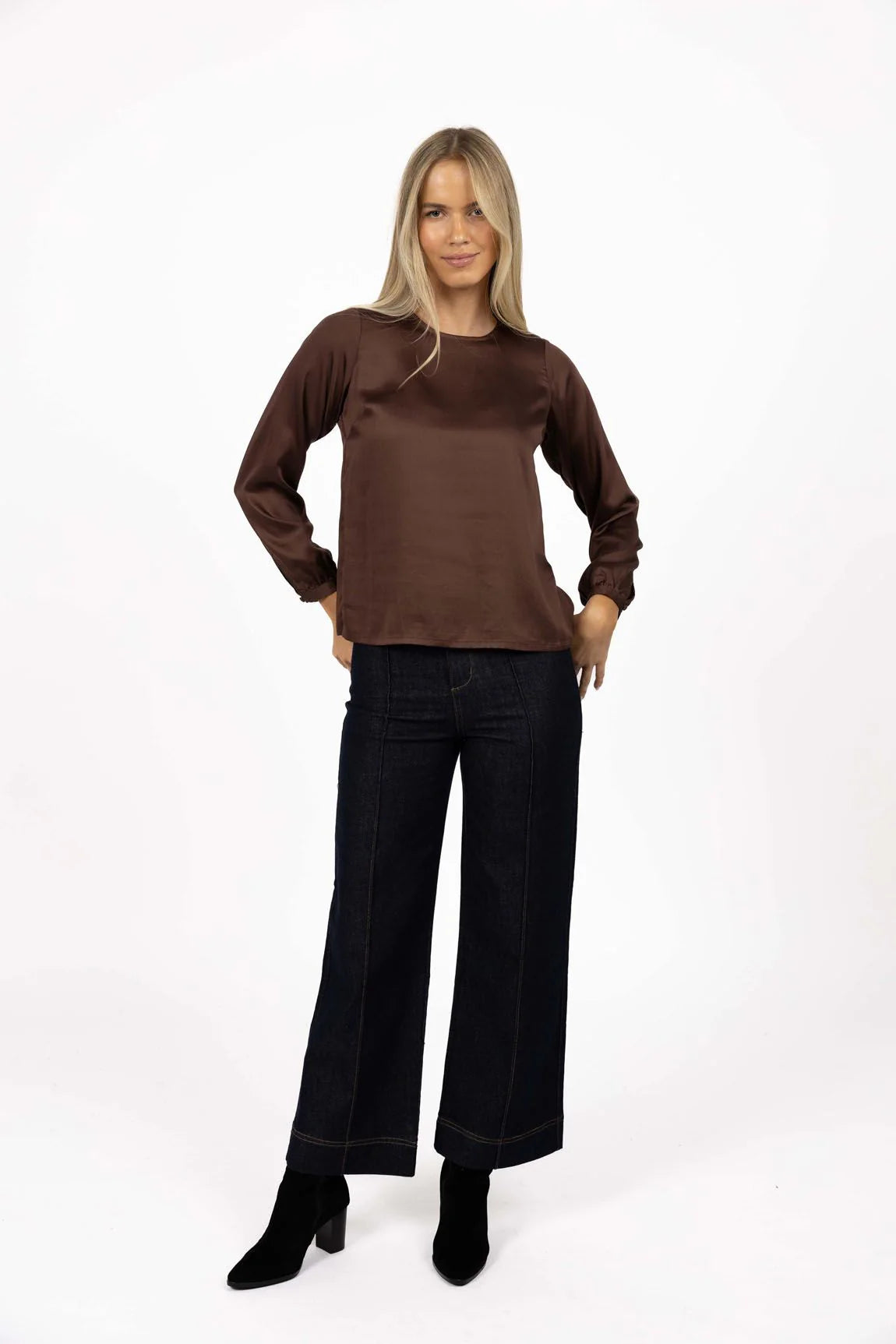 Alina Top | Chocolate