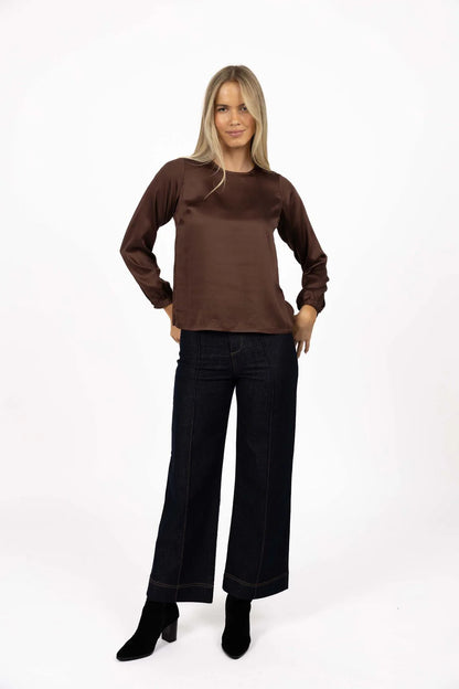 Alina Top | Chocolate