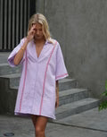 The Mimi Shirt Dress | Lilac