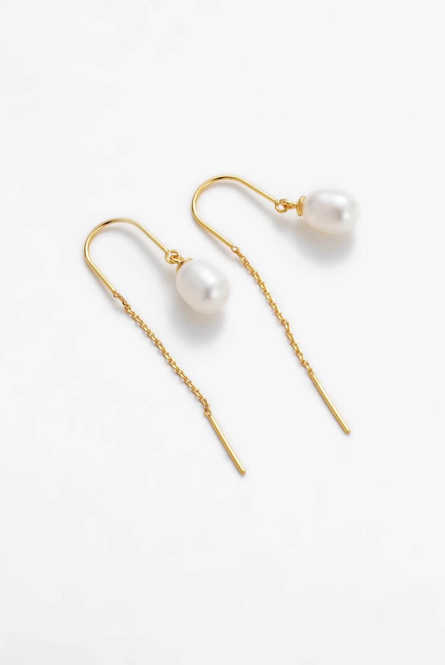 Talia Thread Earring | Gold