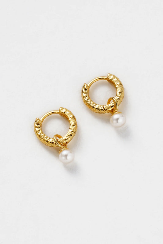 Emery Earring | Pearl/Gold