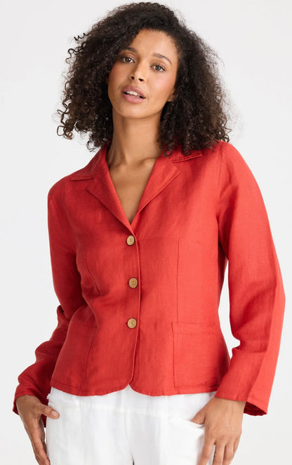 Amalfi Jacket - Cherry