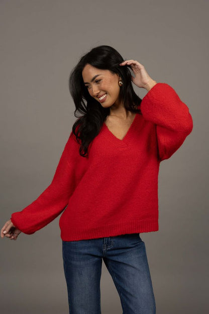 Nouveau V Neck Jumper