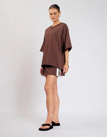 The Mason Tee | Chocolate