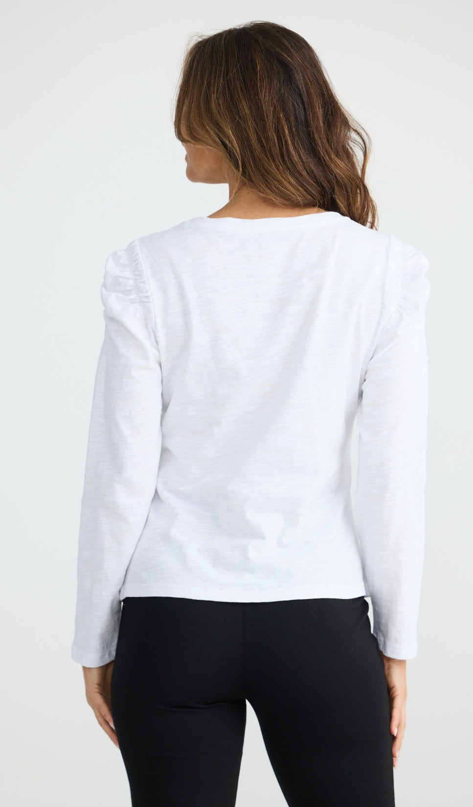 Felicity L/S Top | White