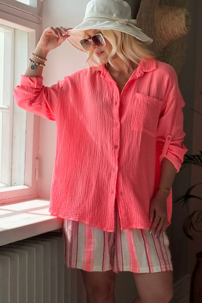 Stripe Shorts | Neon Stripe