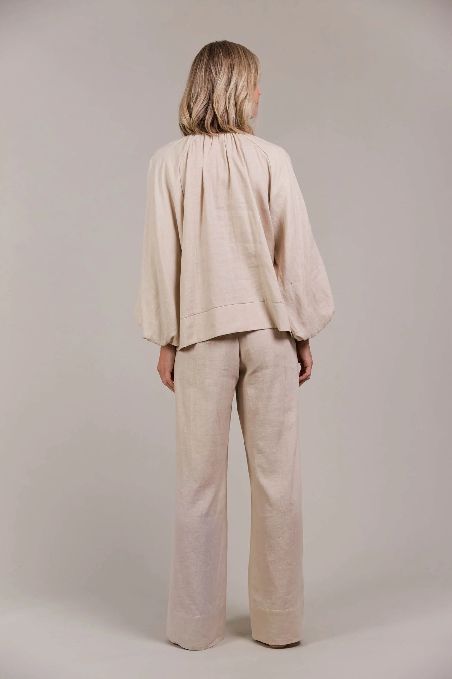 Laax Button Blouse | Ecru