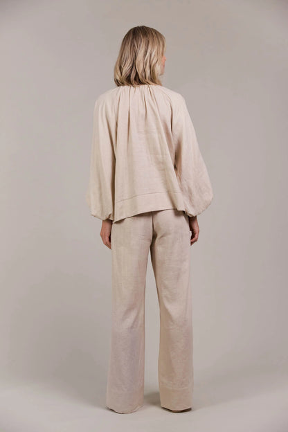 Laax Button Blouse | Ecru