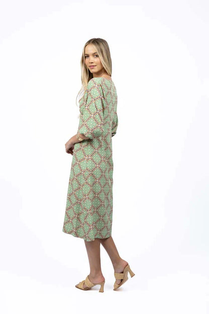 Marrakesh Midi Dress - Marra Print