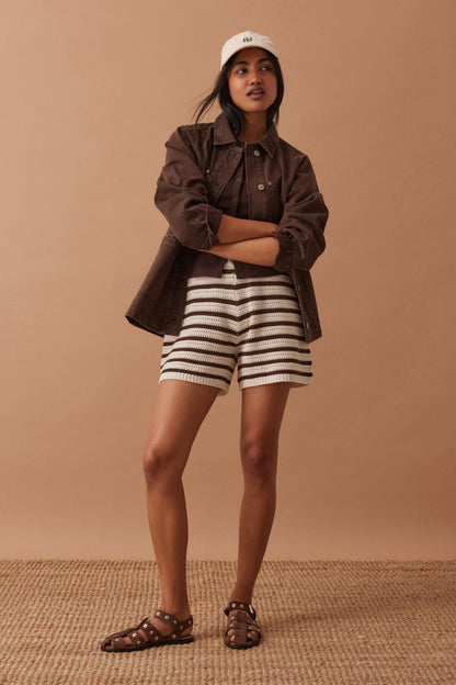Molly Textured Knit Short