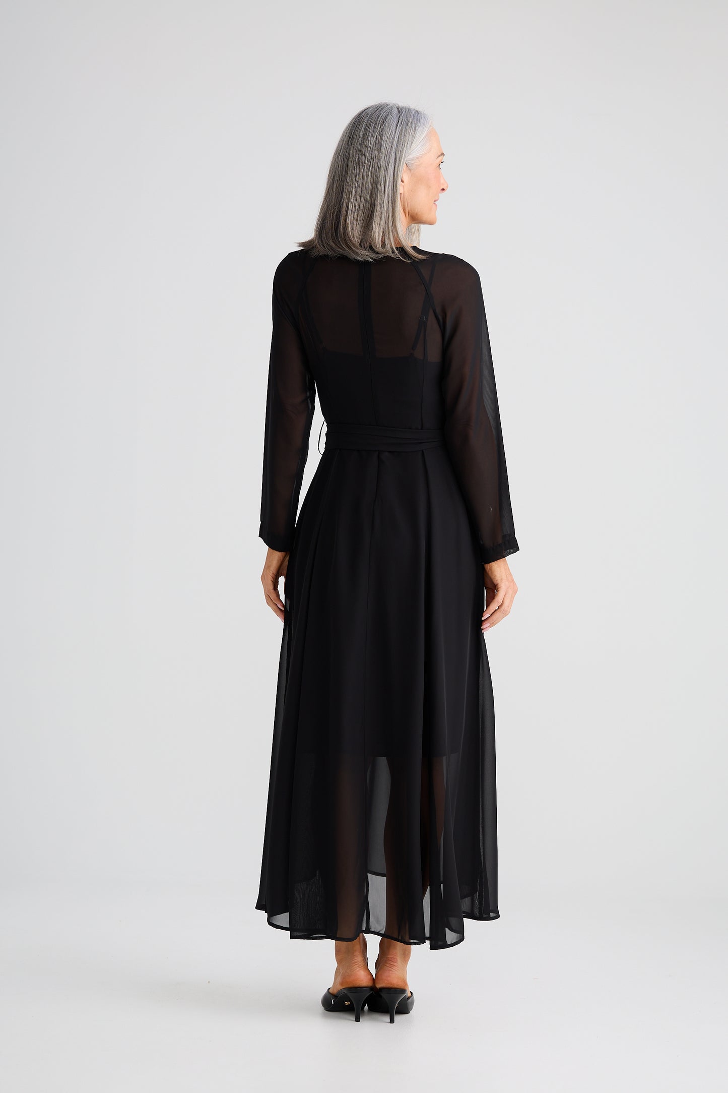 Onella Midi Dress | Black