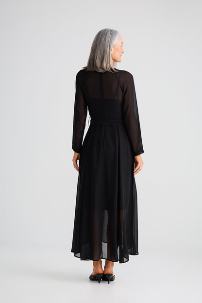 Onella Midi Dress | Black