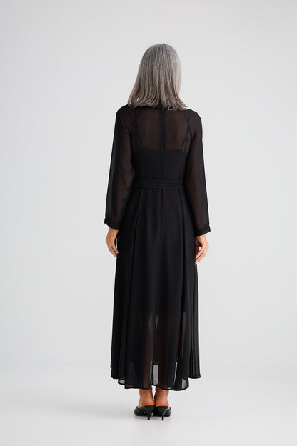 Onella Midi Dress | Black