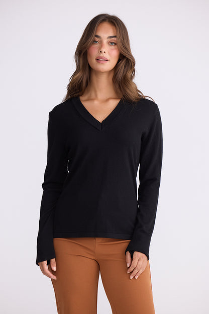 Cassian LS Knit Top