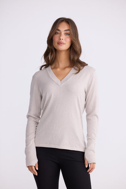 Cassian LS Knit Top