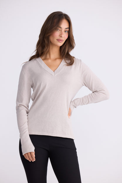 Cassian LS Knit Top