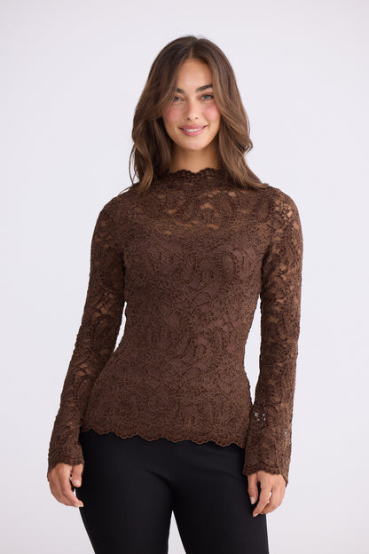 Hollis Top | Chocolate