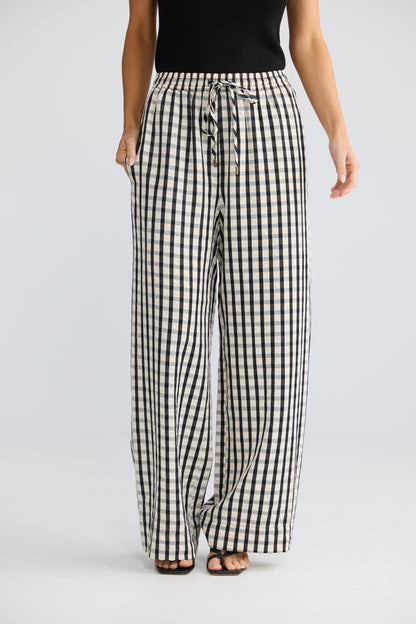Jude Pant | Black Gingham