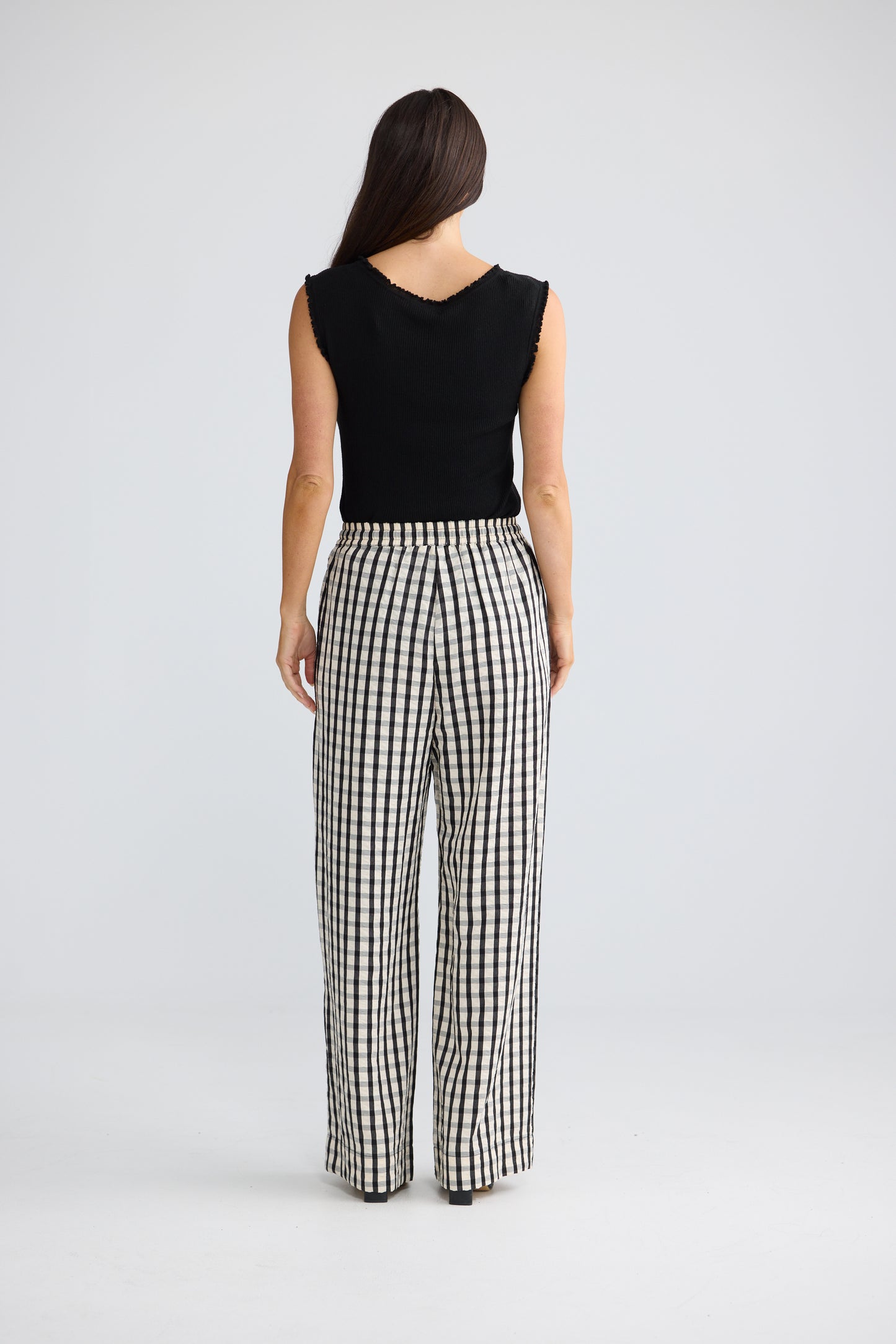 Jude Pant | Black Gingham