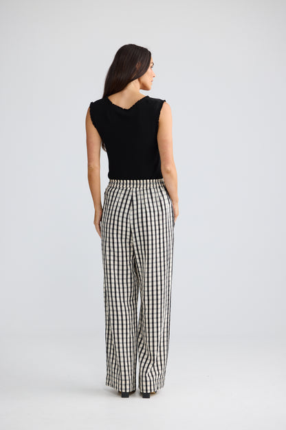 Jude Pant | Black Gingham
