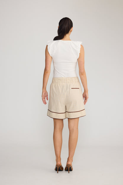 Esplanade Short | Natural/Chocolate
