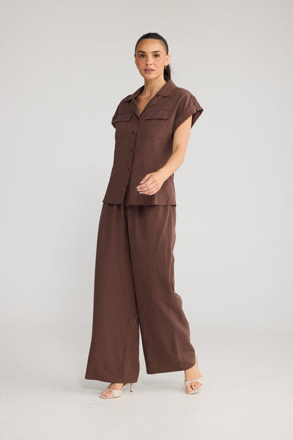 Portia Shirt | Cocoa