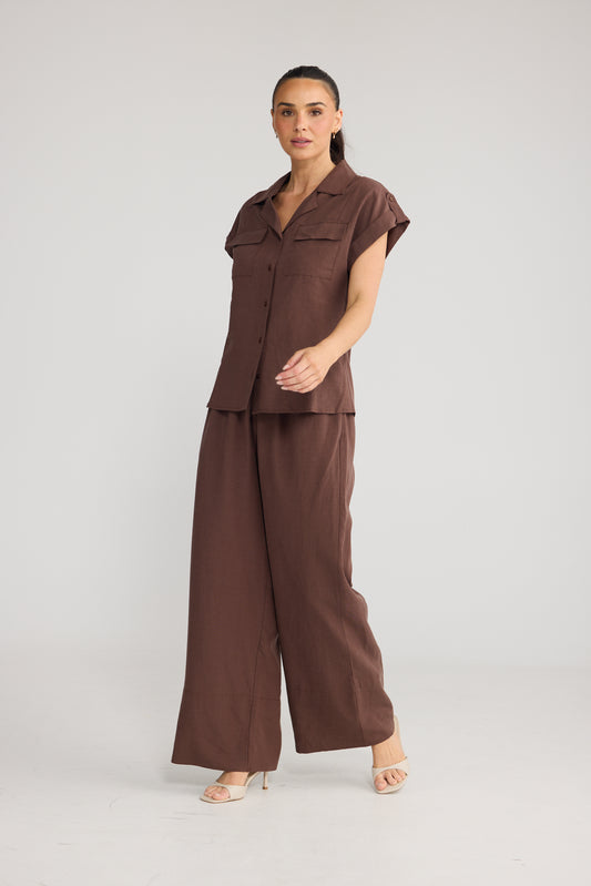 Portia Shirt | Cocoa