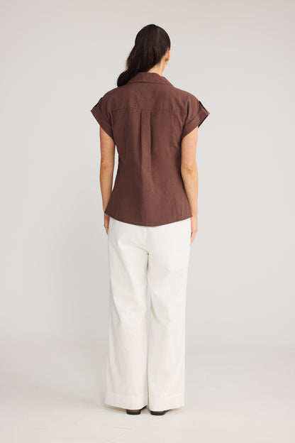 Portia Shirt | Cocoa